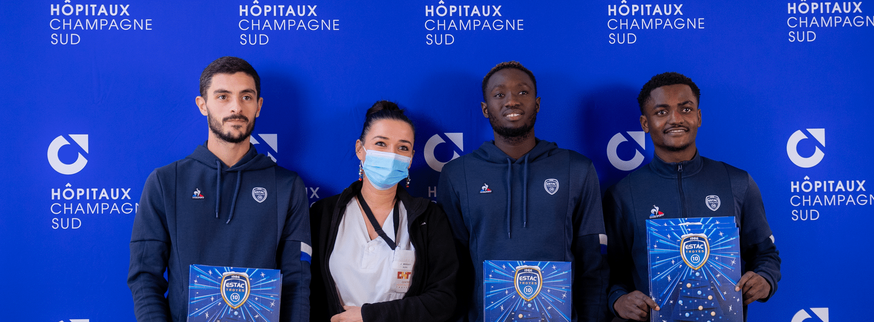 Trois Troyens en visite à l’hôpital Simone Veil