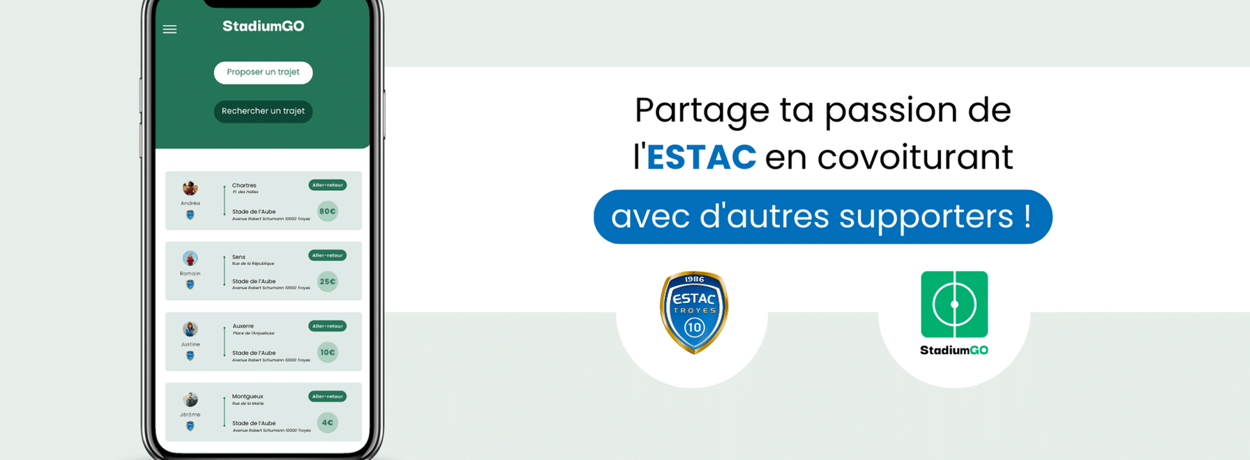L'ESTAC choisit StadiumGo pour le covoiturage !