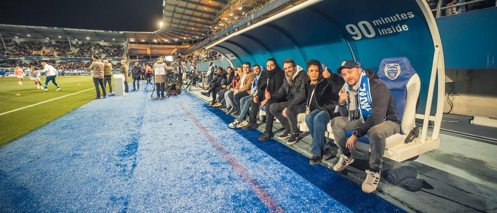 Tirage au sort : Suivez le match sur le banc de touche VIP