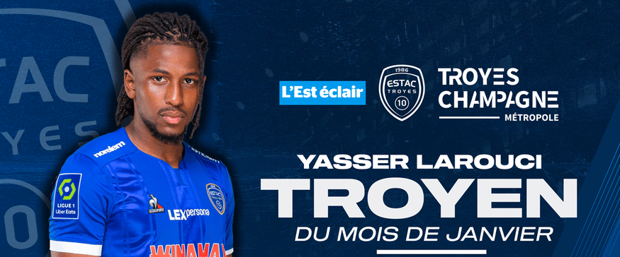 Yasser Larouci élu joueur du mois de janvier