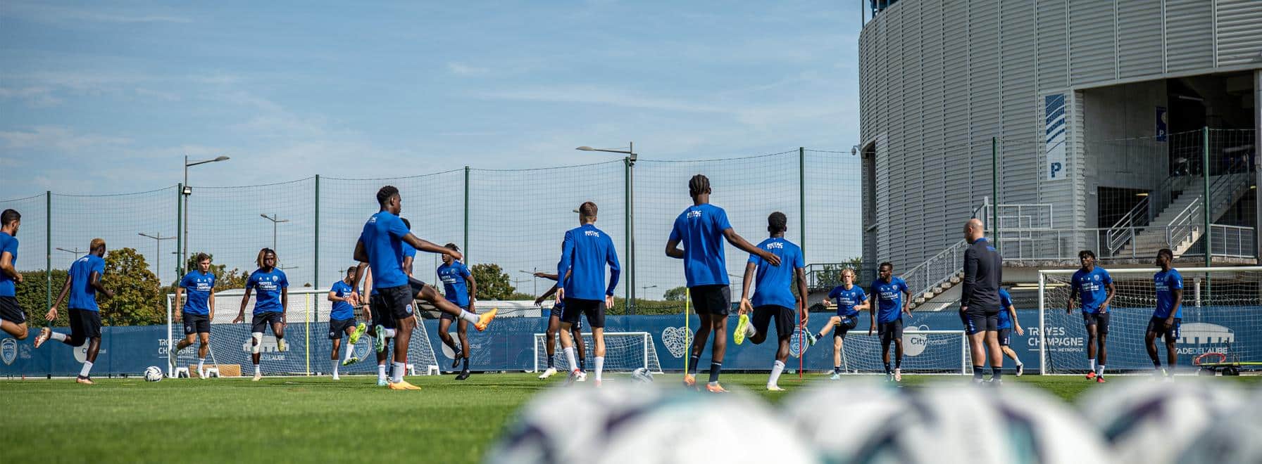 Planning d'entraînement avant Quevilly Rouen